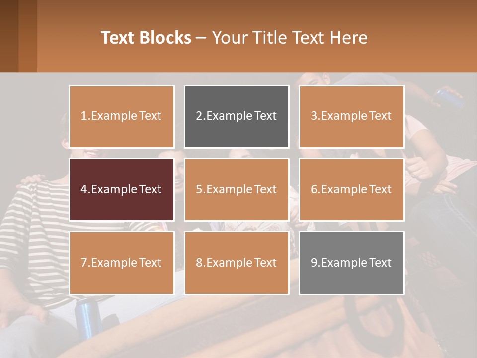 Skewer Family Teen PowerPoint Template