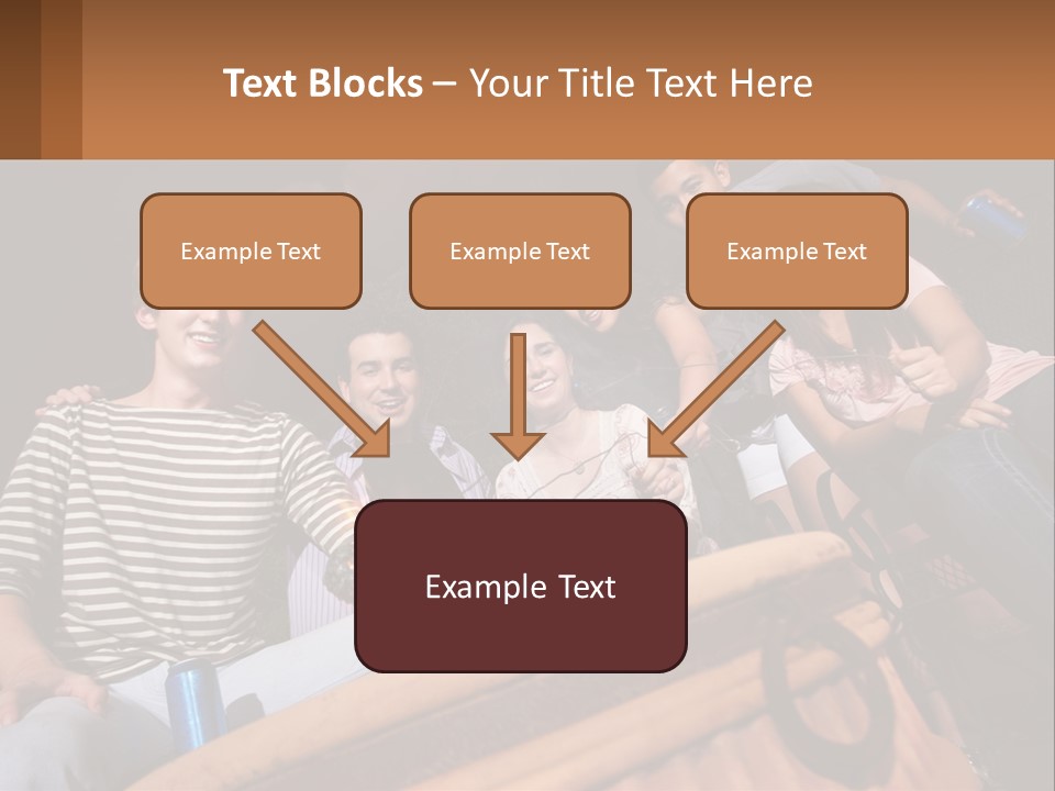 Skewer Family Teen PowerPoint Template