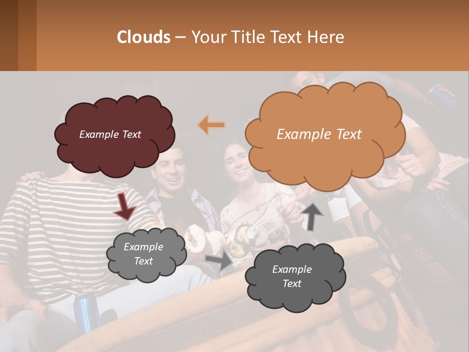 Skewer Family Teen PowerPoint Template