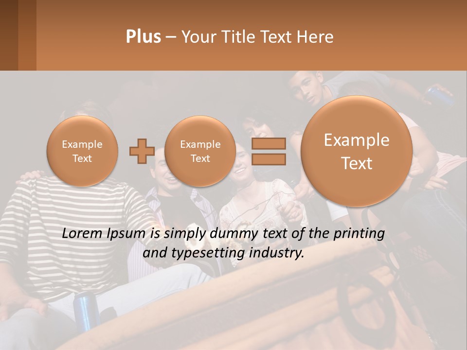 Skewer Family Teen PowerPoint Template