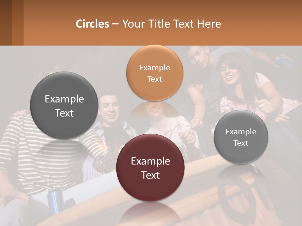 Skewer Family Teen PowerPoint Template