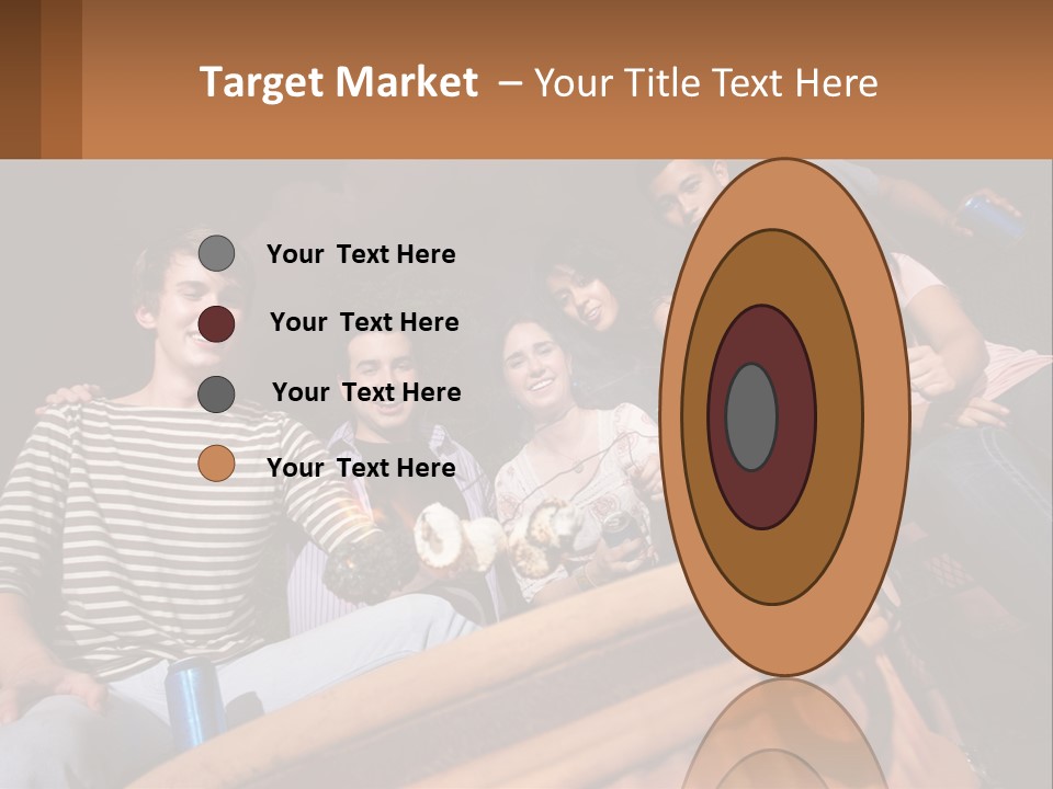 Skewer Family Teen PowerPoint Template