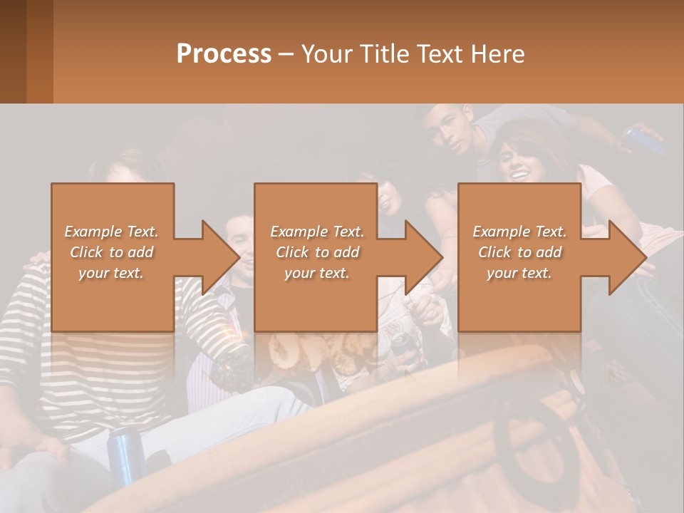 Skewer Family Teen PowerPoint Template