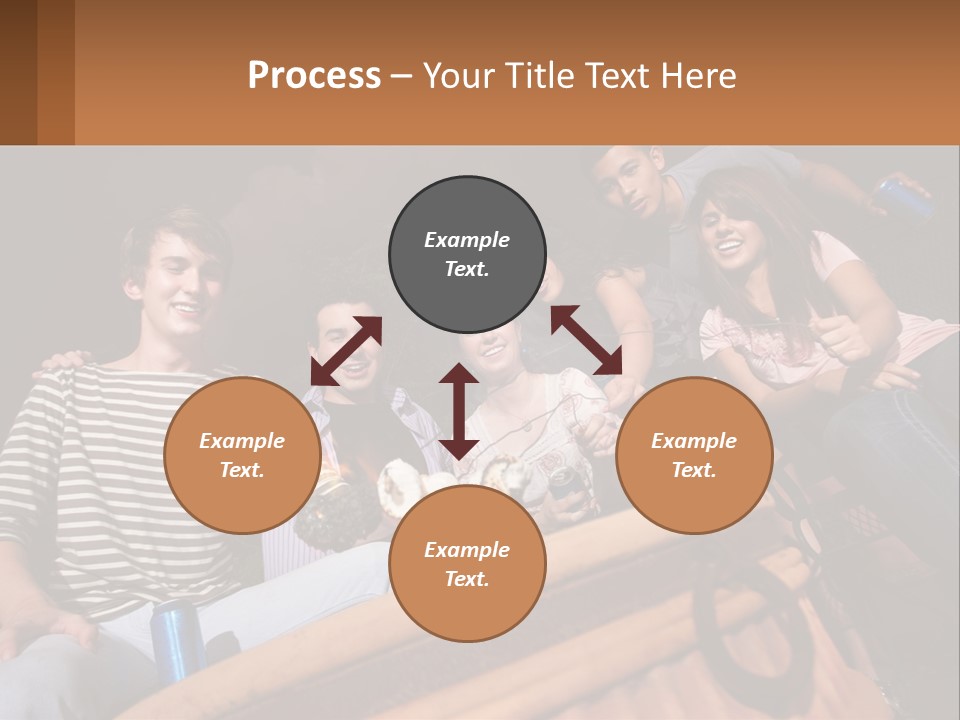 Skewer Family Teen PowerPoint Template