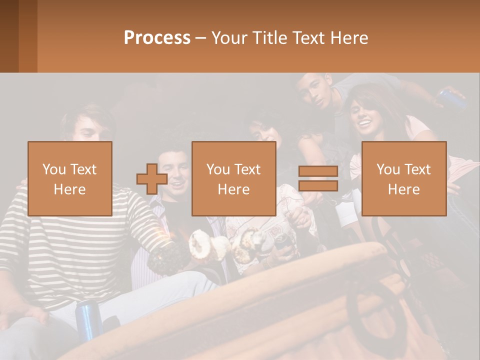 Skewer Family Teen PowerPoint Template
