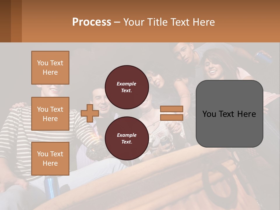 Skewer Family Teen PowerPoint Template