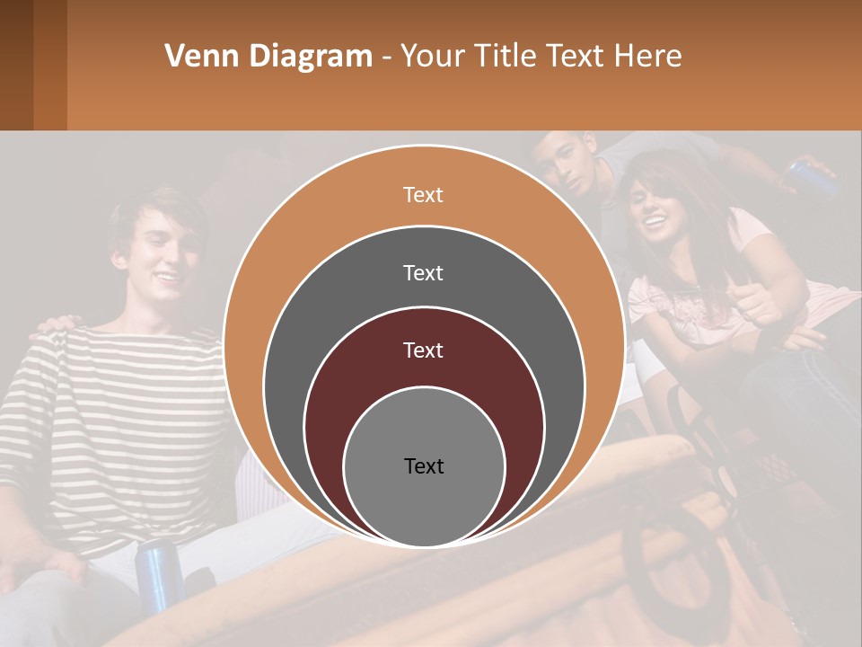 Skewer Family Teen PowerPoint Template