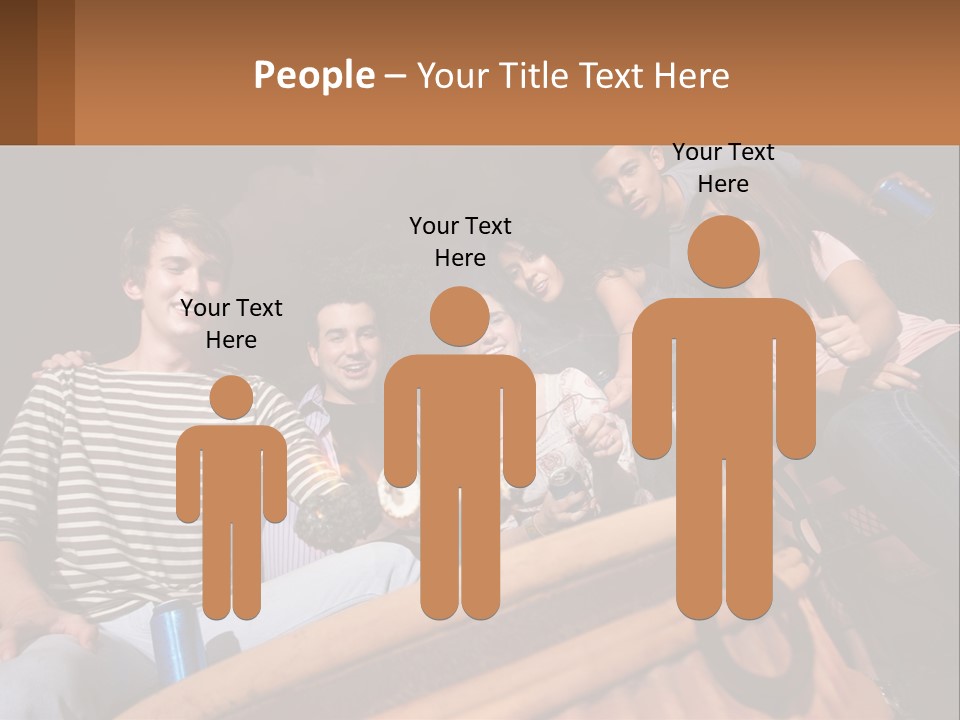 Skewer Family Teen PowerPoint Template