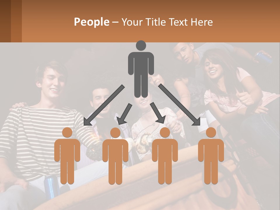 Skewer Family Teen PowerPoint Template