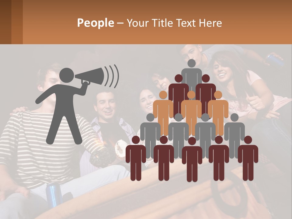 Skewer Family Teen PowerPoint Template