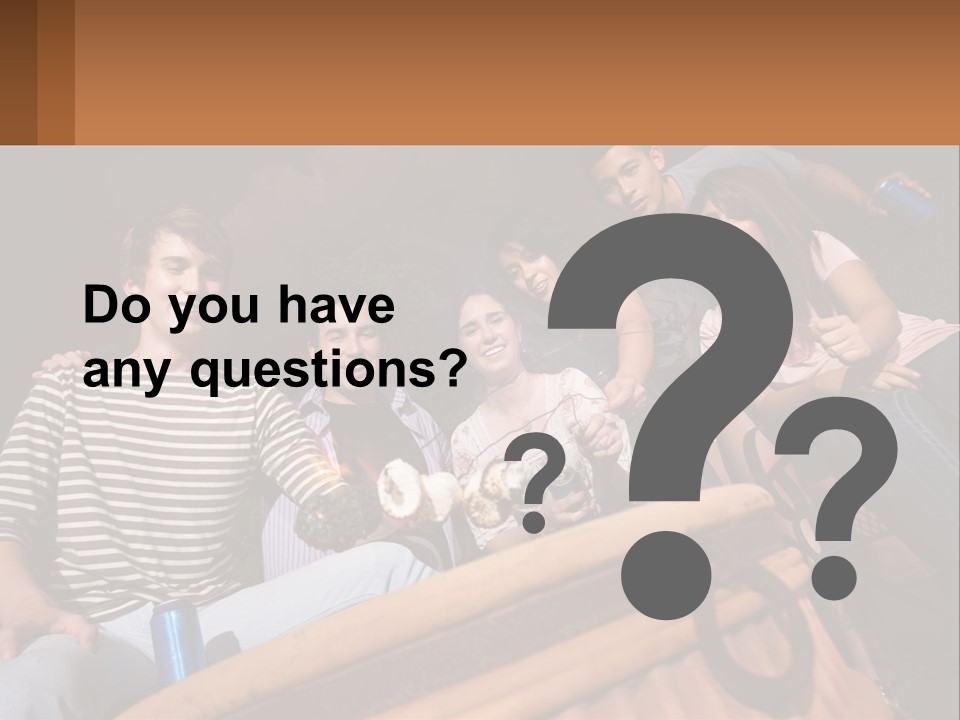 Skewer Family Teen PowerPoint Template