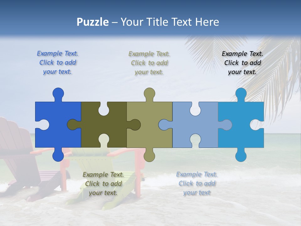 Tropical Climate Palm Trees Comfortable PowerPoint Template