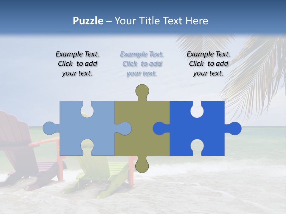 Tropical Climate Palm Trees Comfortable PowerPoint Template