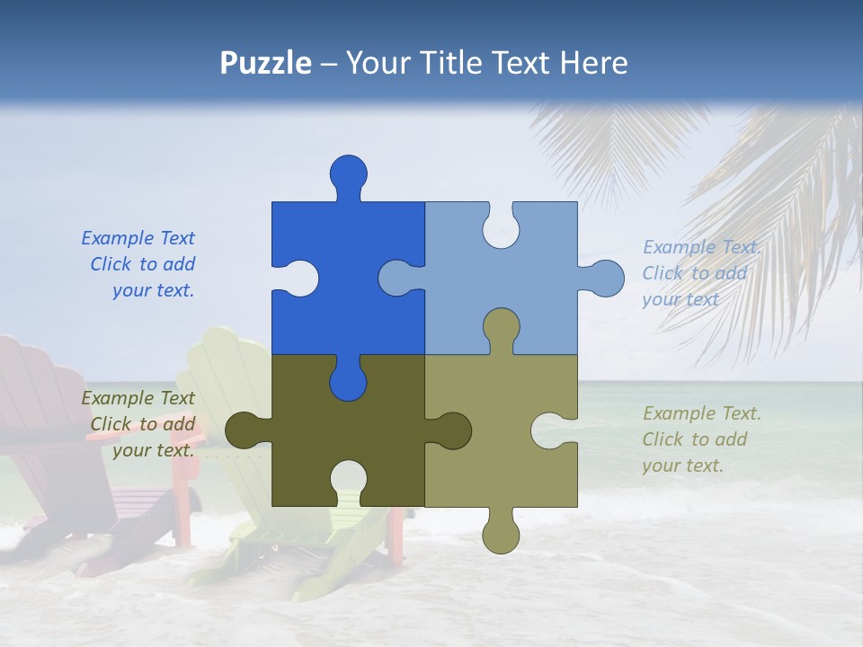 Tropical Climate Palm Trees Comfortable PowerPoint Template