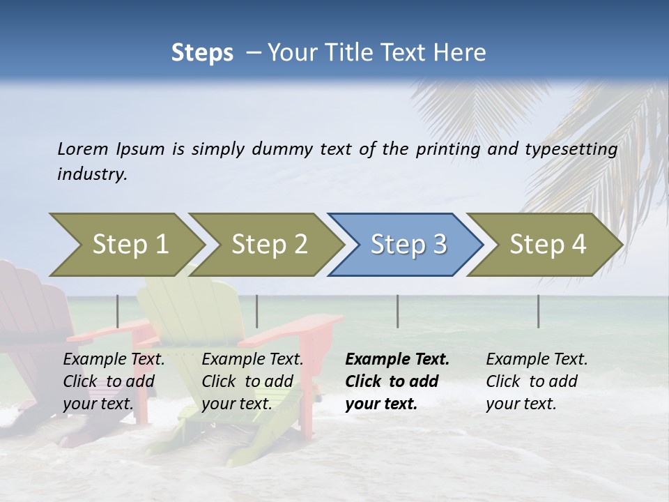 Tropical Climate Palm Trees Comfortable PowerPoint Template