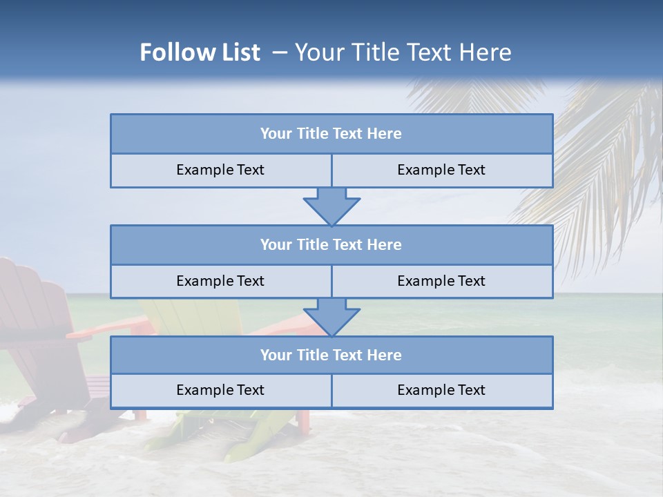 Tropical Climate Palm Trees Comfortable PowerPoint Template
