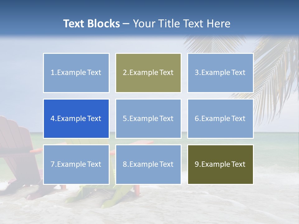 Tropical Climate Palm Trees Comfortable PowerPoint Template