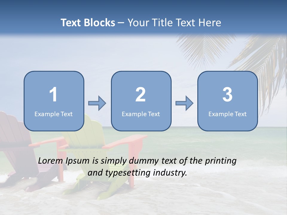 Tropical Climate Palm Trees Comfortable PowerPoint Template