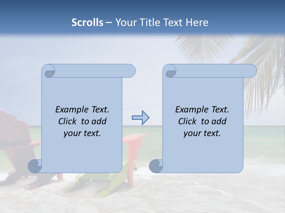 Tropical Climate Palm Trees Comfortable PowerPoint Template