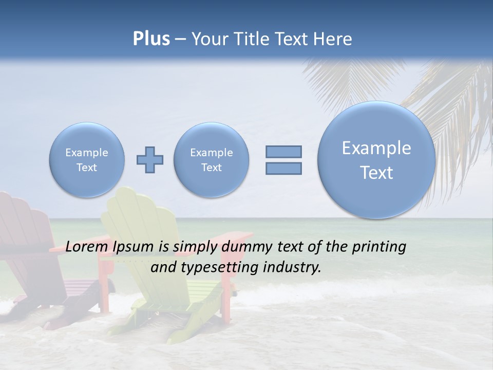 Tropical Climate Palm Trees Comfortable PowerPoint Template