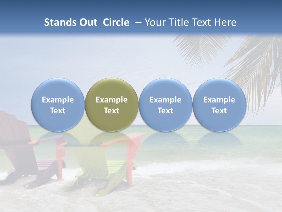 Tropical Climate Palm Trees Comfortable PowerPoint Template
