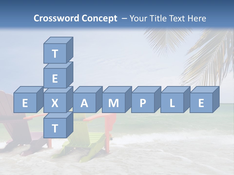 Tropical Climate Palm Trees Comfortable PowerPoint Template