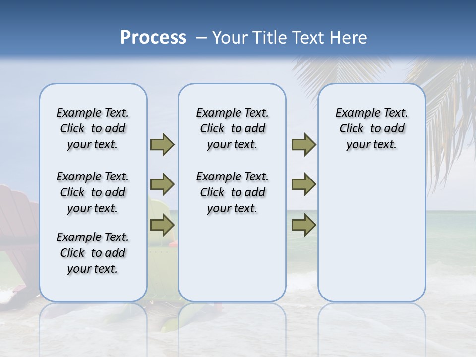 Tropical Climate Palm Trees Comfortable PowerPoint Template