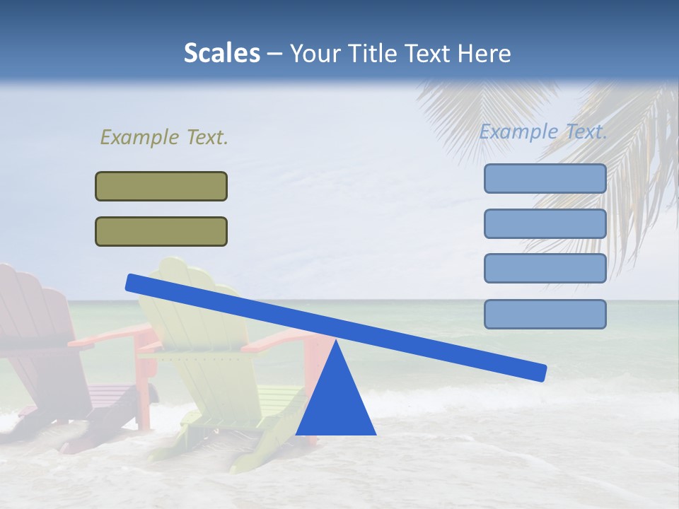Tropical Climate Palm Trees Comfortable PowerPoint Template
