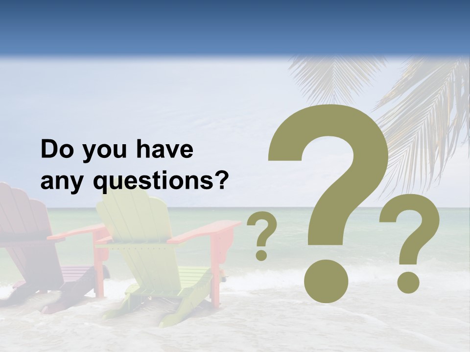 Tropical Climate Palm Trees Comfortable PowerPoint Template