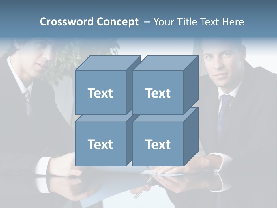 Table Communications Young People PowerPoint Template