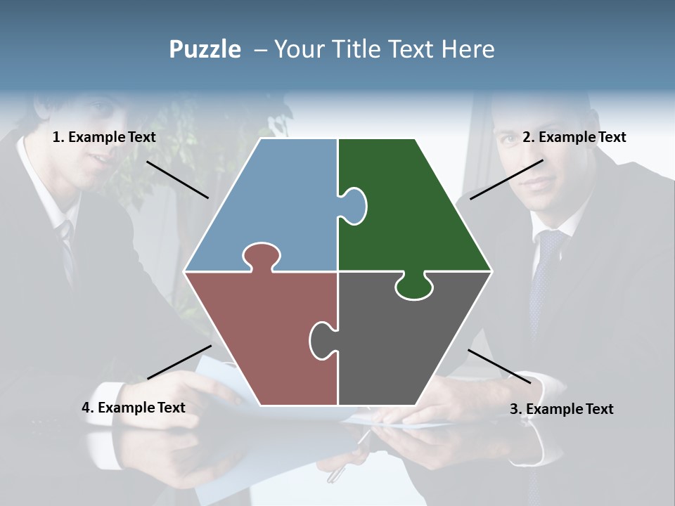 Table Communications Young People PowerPoint Template