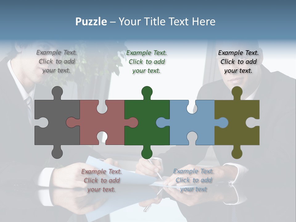 Table Communications Young People PowerPoint Template