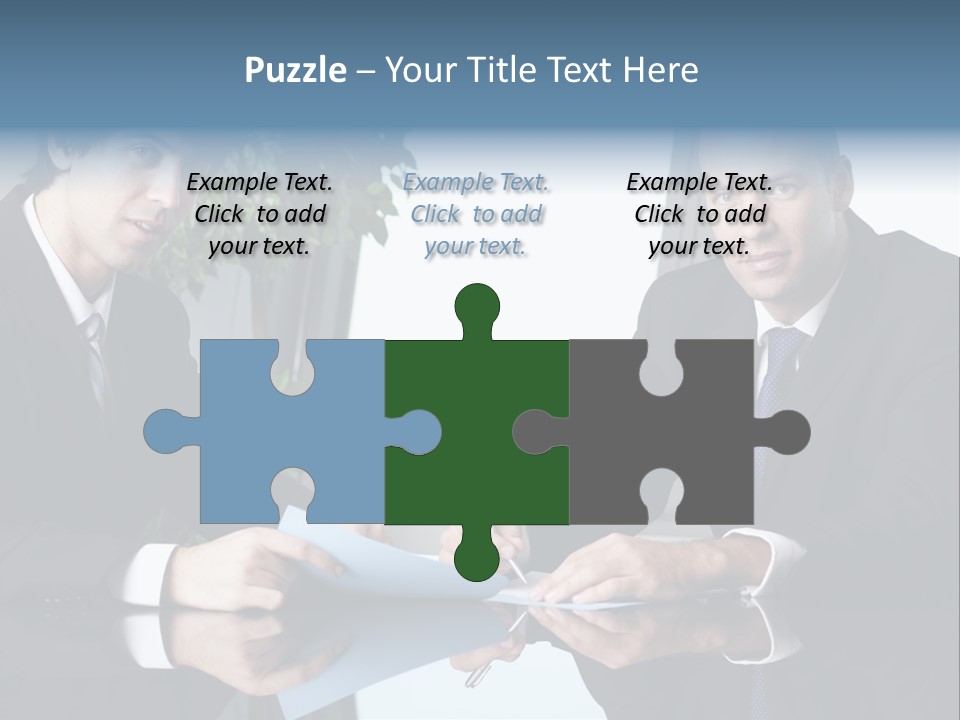 Table Communications Young People PowerPoint Template