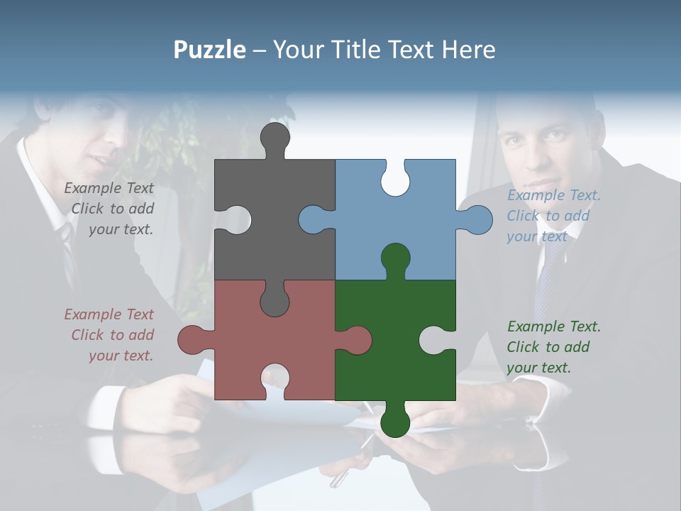 Table Communications Young People PowerPoint Template