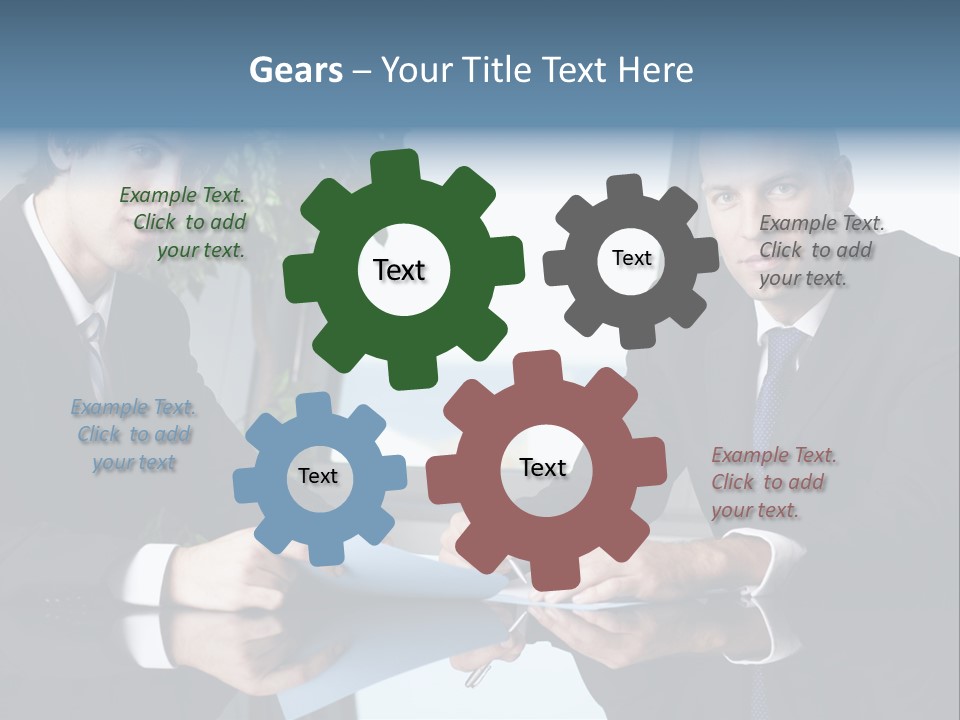 Table Communications Young People PowerPoint Template