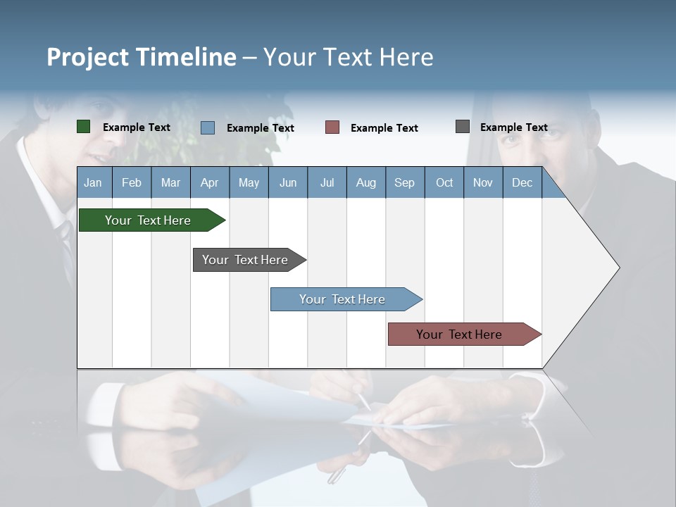 Table Communications Young People PowerPoint Template