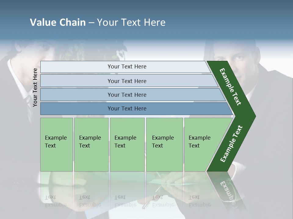 Table Communications Young People PowerPoint Template