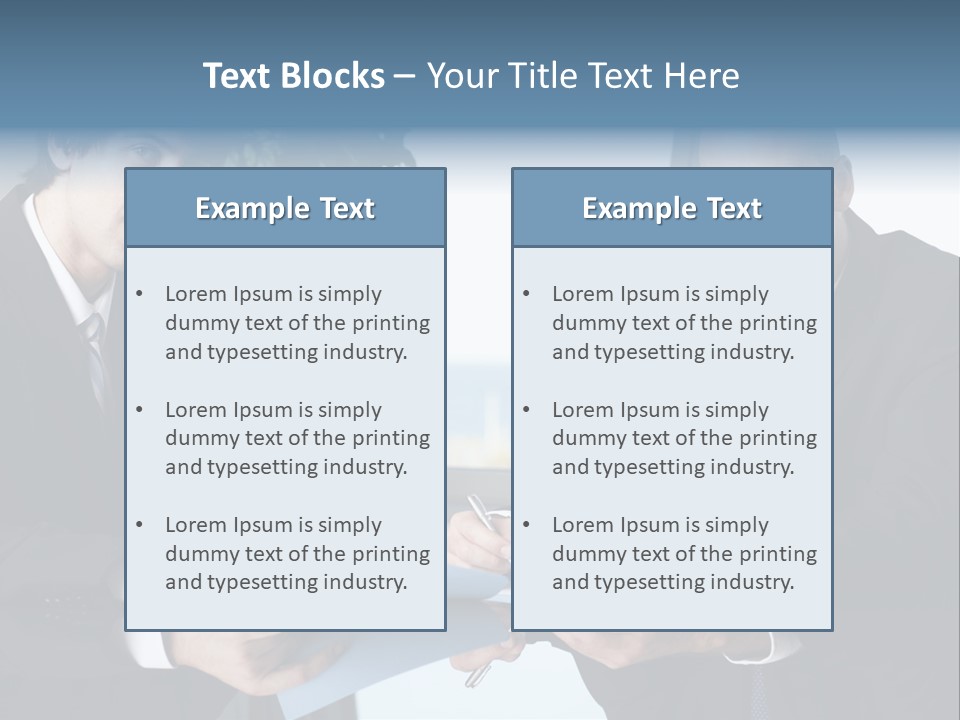 Table Communications Young People PowerPoint Template