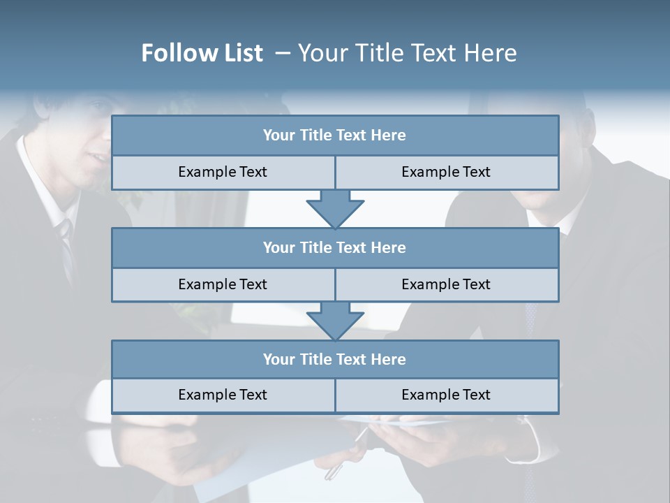 Table Communications Young People PowerPoint Template