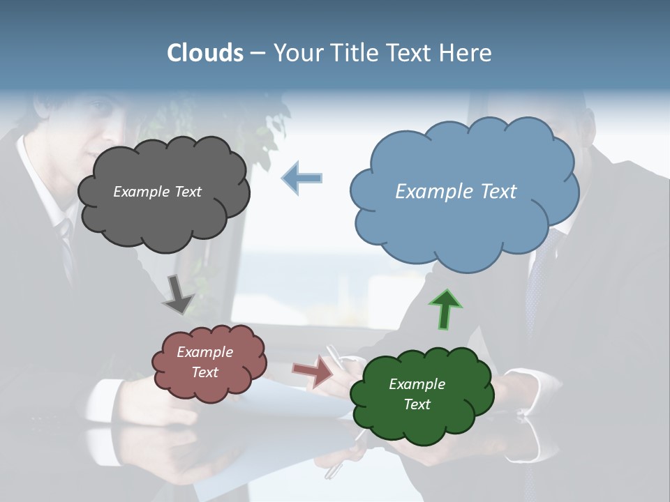 Table Communications Young People PowerPoint Template