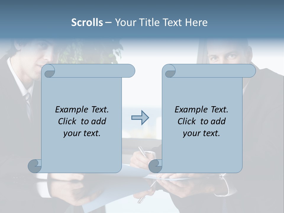 Table Communications Young People PowerPoint Template
