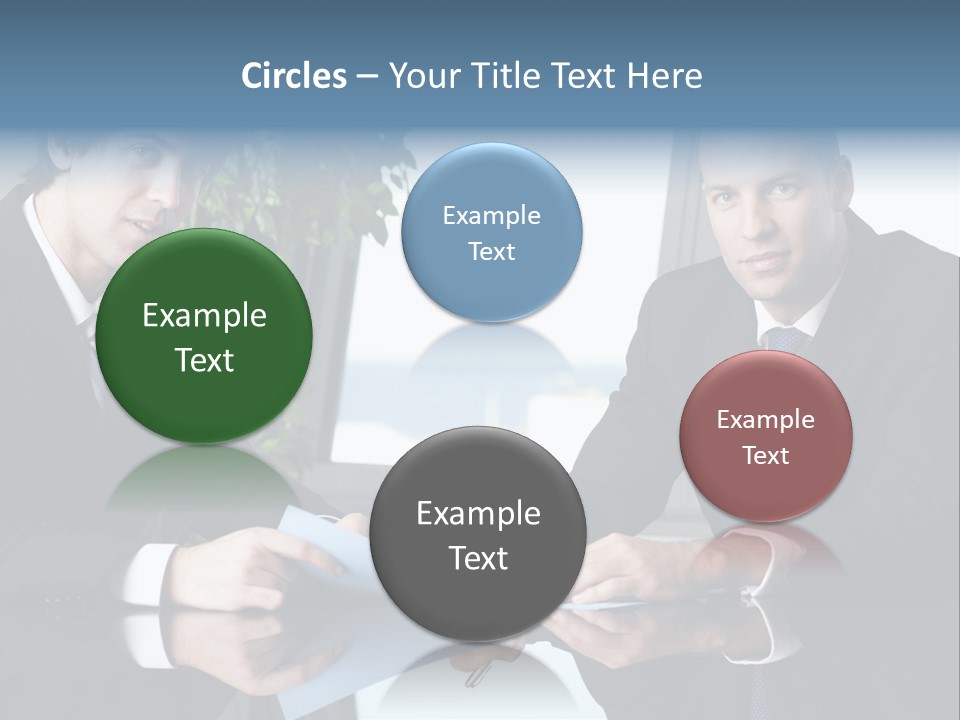 Table Communications Young People PowerPoint Template
