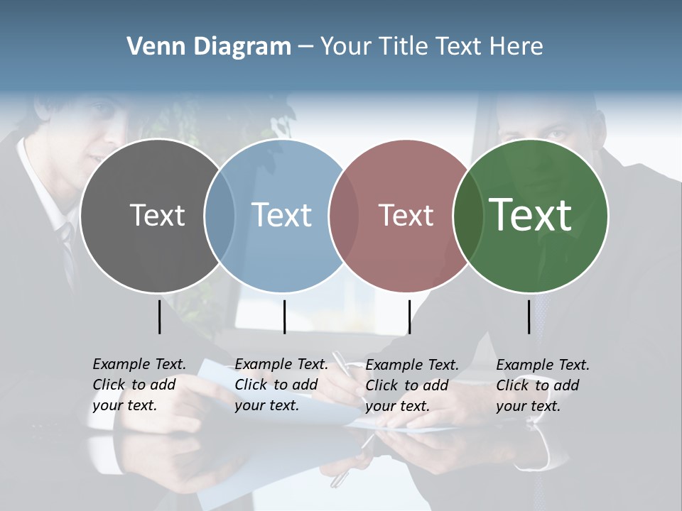 Table Communications Young People PowerPoint Template