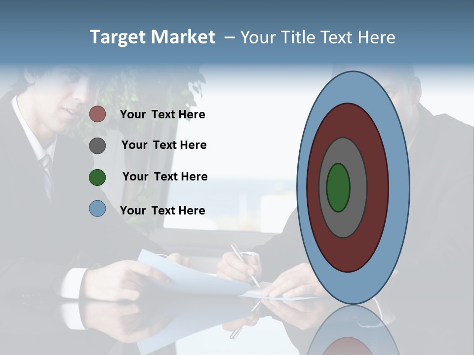 Table Communications Young People PowerPoint Template