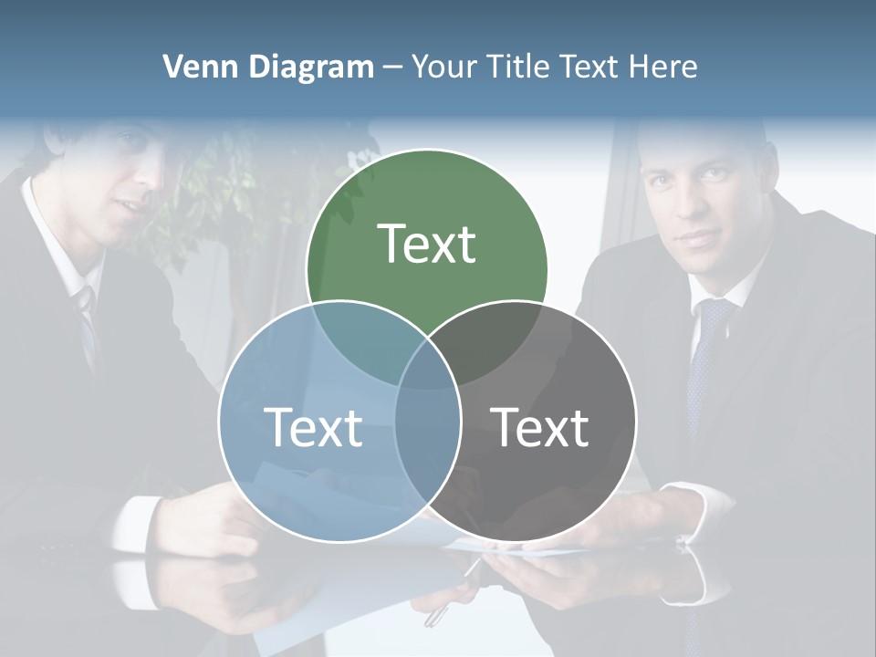 Table Communications Young People PowerPoint Template