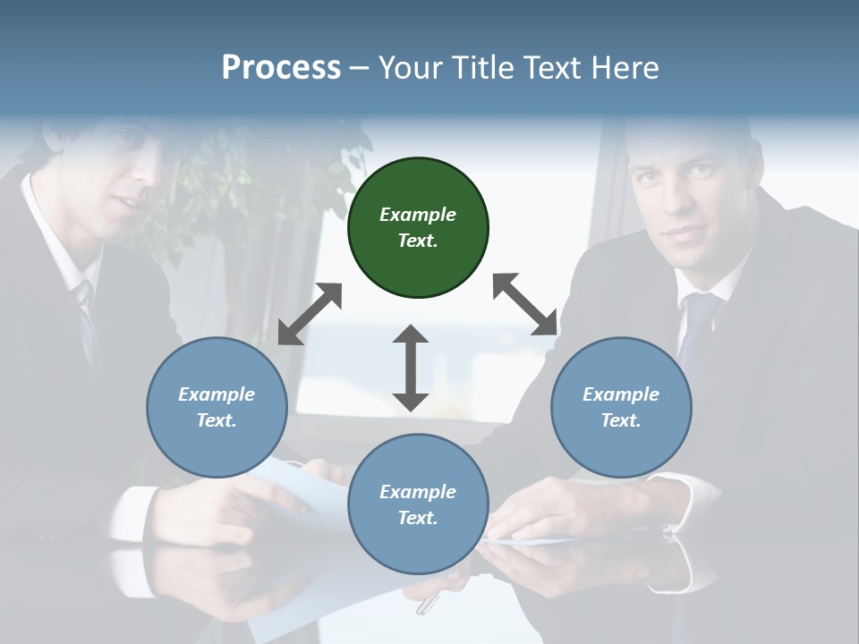 Table Communications Young People PowerPoint Template
