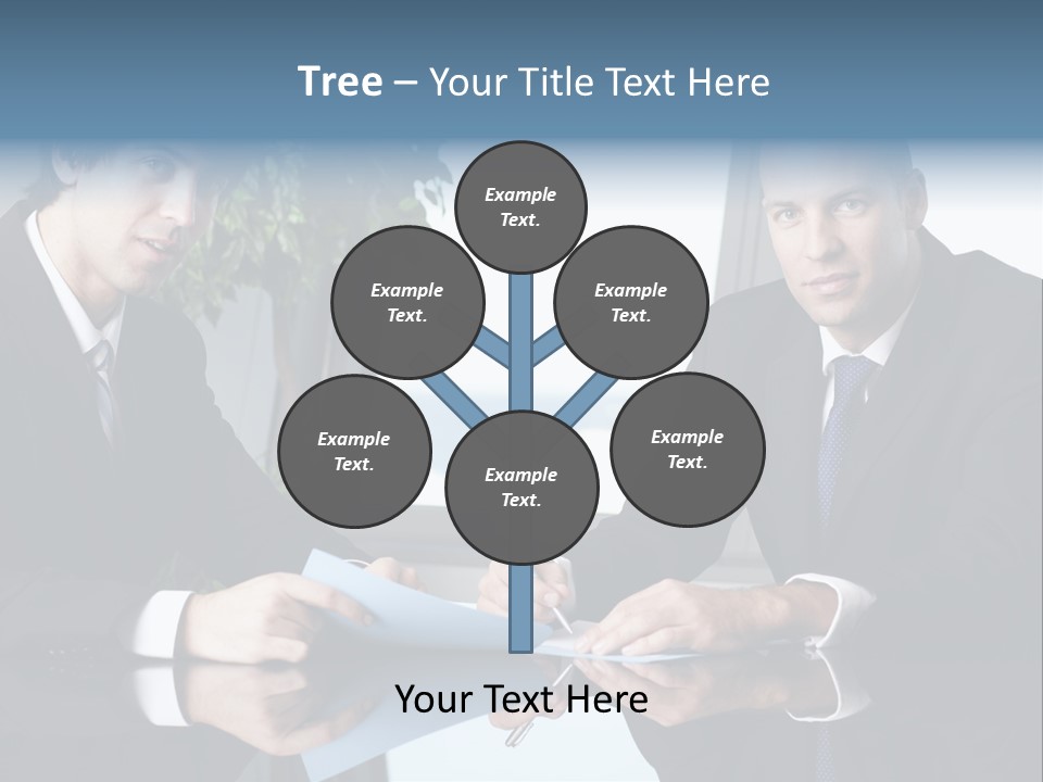 Table Communications Young People PowerPoint Template