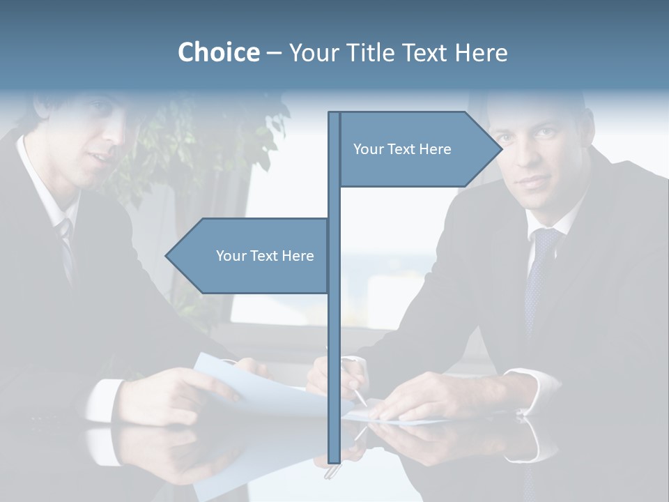 Table Communications Young People PowerPoint Template
