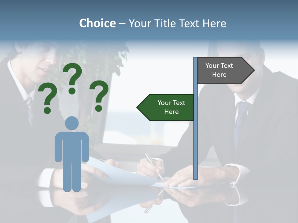 Table Communications Young People PowerPoint Template