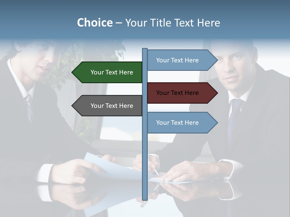 Table Communications Young People PowerPoint Template